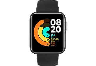 XIAOMI Mi Watch Lite Smartwatch Silikon, 120 mm + 90 mm, Black