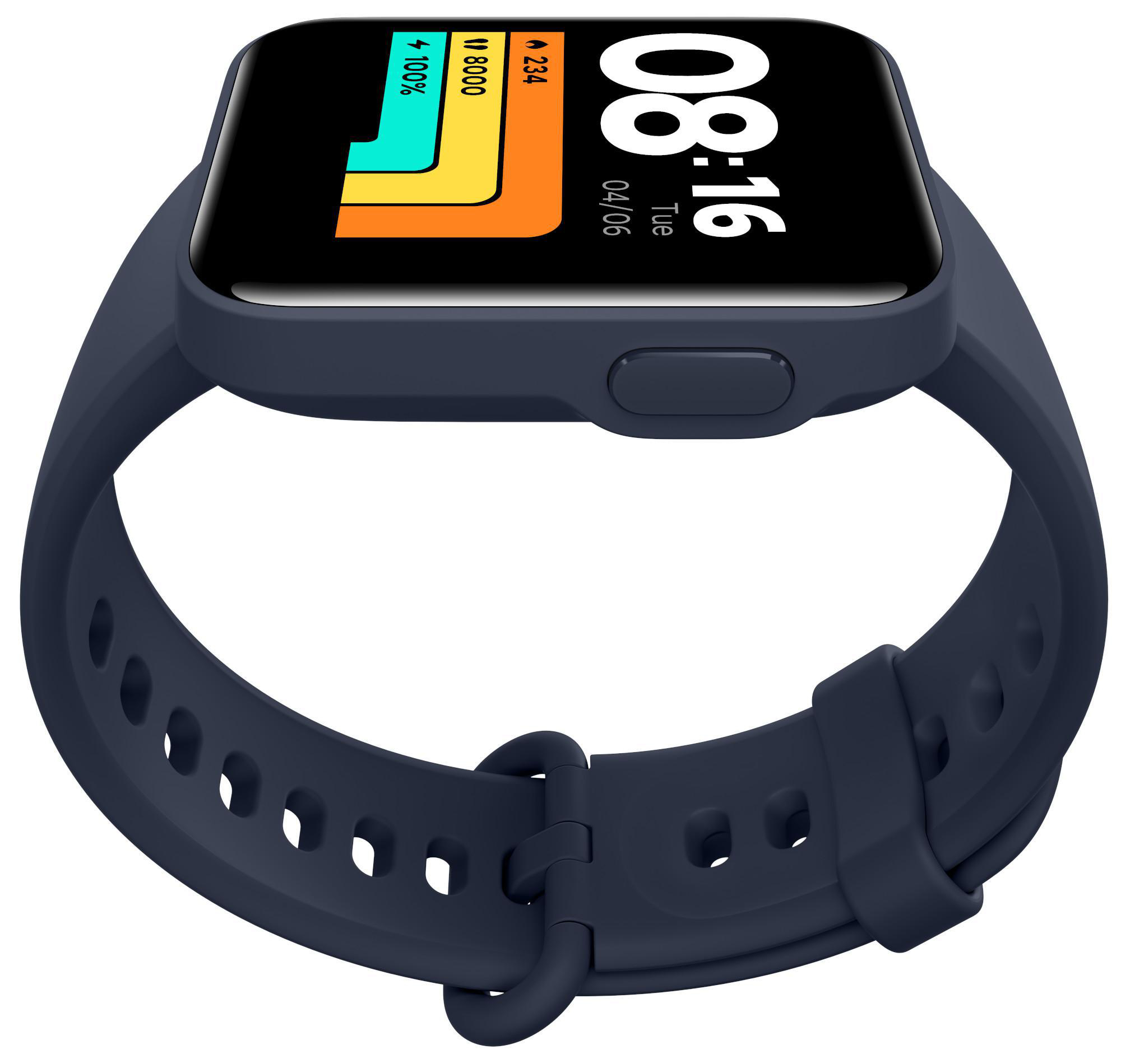 XIAOMI Mi Watch Lite Smartwatch Silikon, 120 mm + 90 mm, Navy Blue