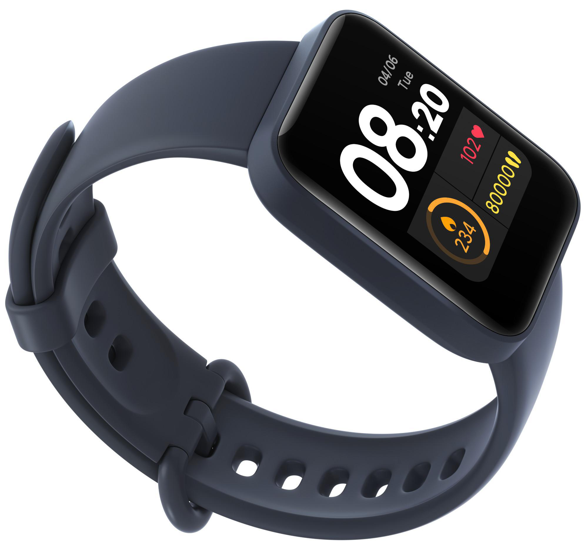 XIAOMI Mi Watch Lite Smartwatch Silikon, 120 mm + 90 mm, Navy Blue