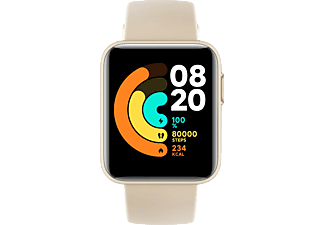 XIAOMI Mi Watch Lite Smartwatch Silikon, 120 mm + 90 mm, Ivory