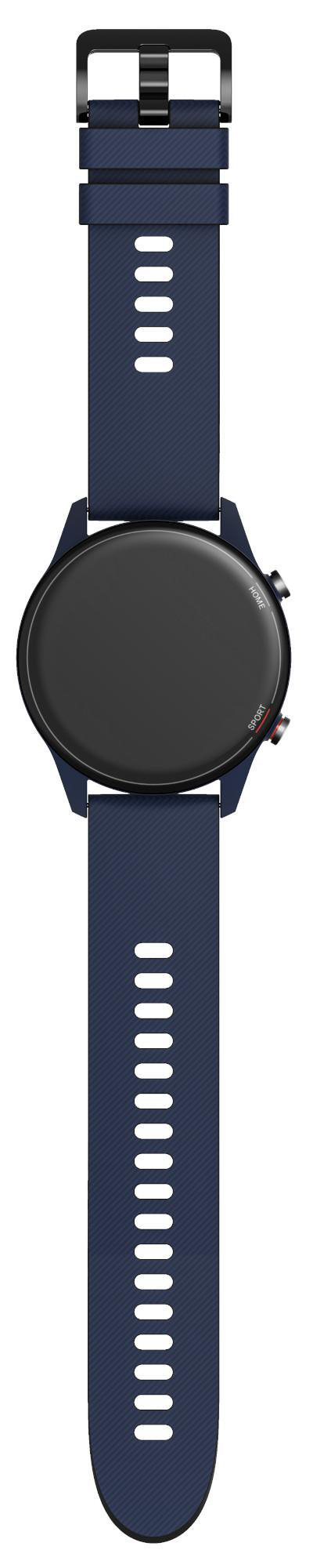 XIAOMI Mi Watch Smartwatch glasfaserverstärktes Polycarbonatgehäuse Silikon, 125 mm + 85 mm, Navy Blue
