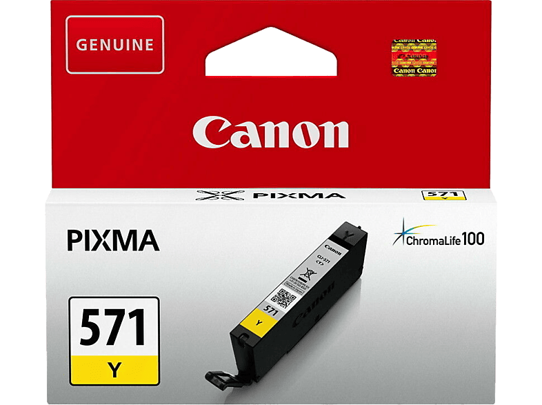 CANON CLI571 Y sárga tintapatron (0388C001)