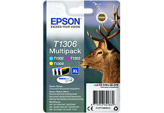 EPSON T1306 tintapatron csomag, színes (C13T13064012)
