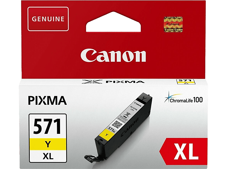 CANON CLI571 XL Y sárga nagykapacitású tintapatron (0334C001)