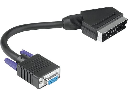 HAMA 00122245 - Scart-Adapter (Schwarz)