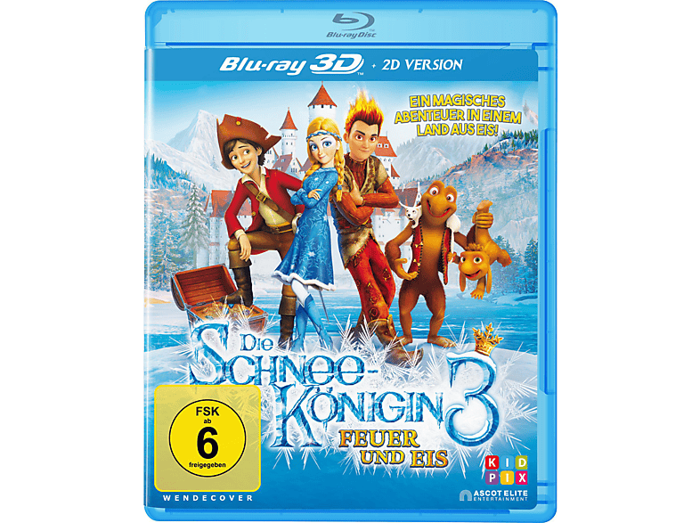 Die Schneekönigin 3 3D Blu-ray (+2D) (FSK: 6)