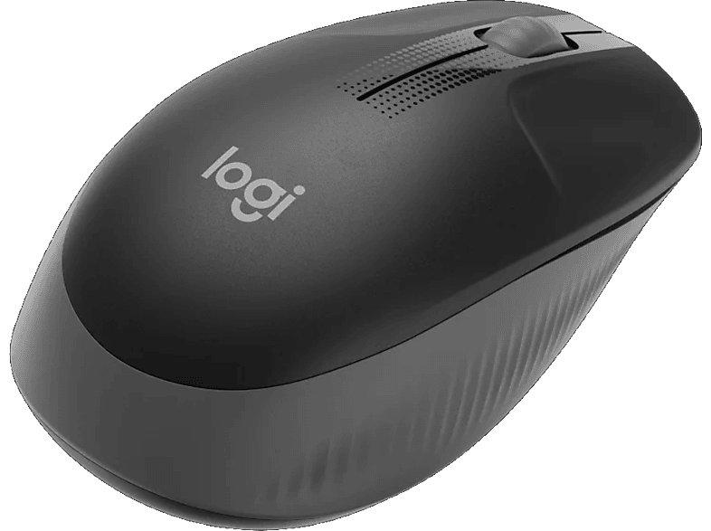 LOGITECH M190 Büyük Boy USB Alıcılı 1000 DPI Kablosuz Mouse - Gri_1