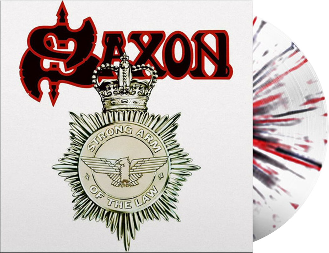 Saxon - Strong Arm Of The Law (Limited White, Red & Black Splatter Vinyl) (Vinyl LP (nagylemez))