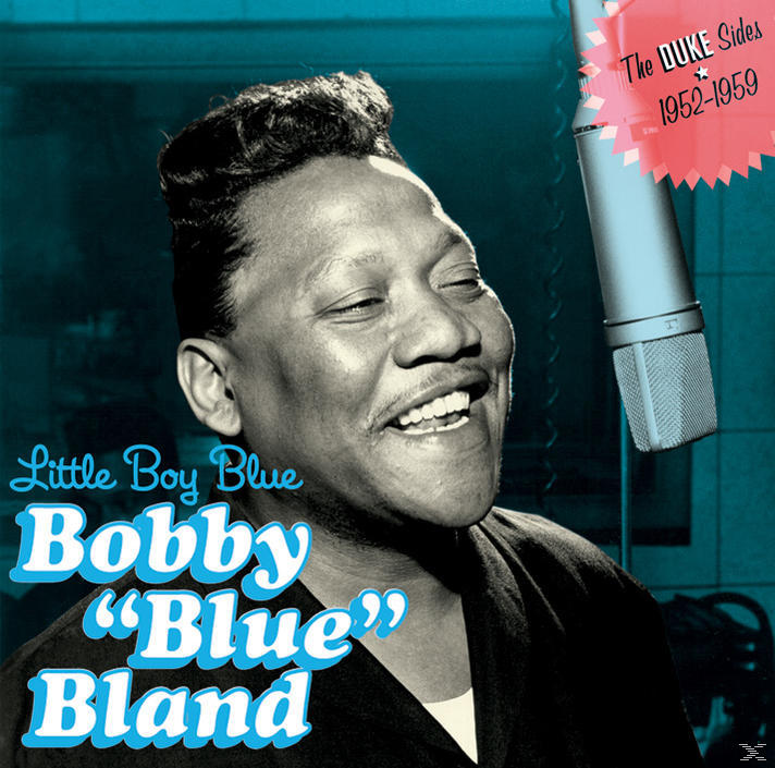Bobby Bland album borítója. Egy mosolygó fekete férfi öltönyben, kék és fehér szöveggel.