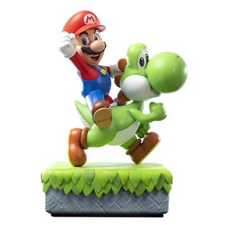 FIRST 4 FIGURE Super Mario - Mario und Yoshi: Standard Edition - Harzstatue (Mehrfarbig)