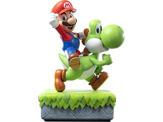 FIRST 4 FIGURE Super Mario - Mario et Yoshi : Édition standard - Statue en résine (Multicolore)