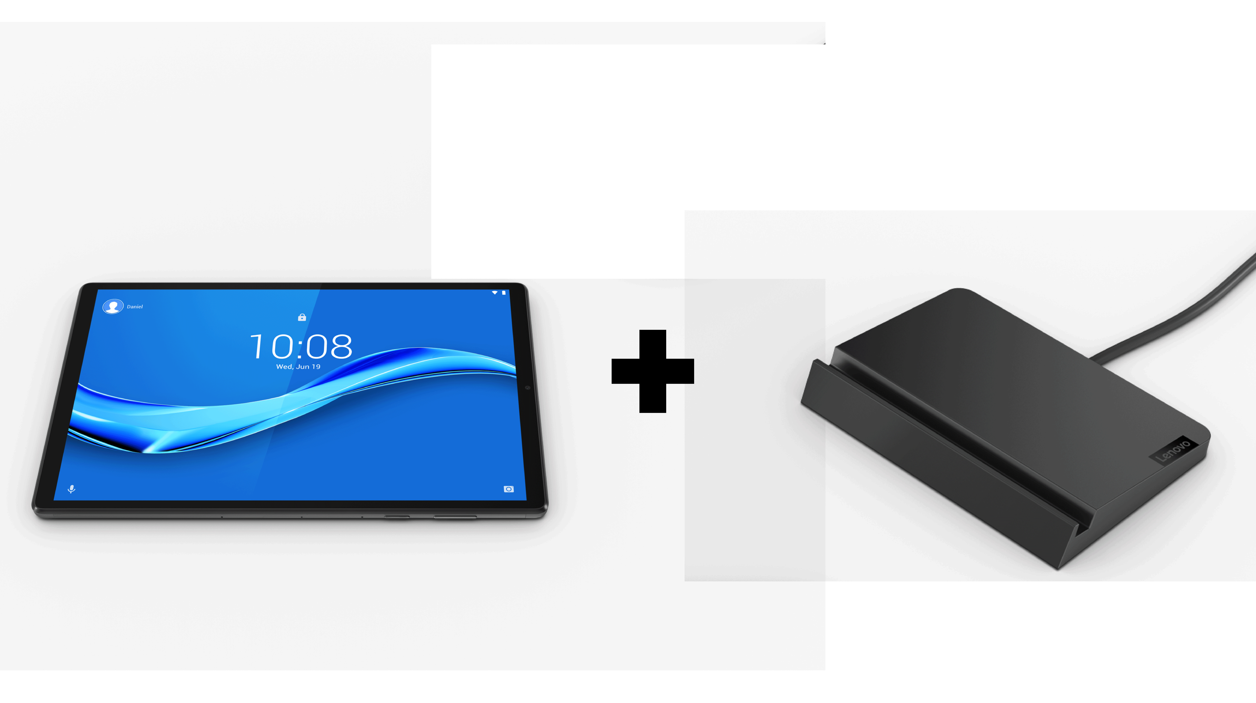 LENOVO Tab M10 FHD Plus (2nd gen) 128GB WiFi grijs + Smart Dock