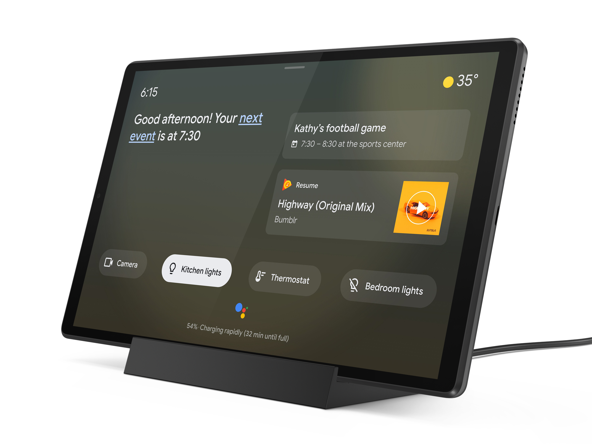 LENOVO Tab M10 FHD Plus (2nd gen) 128GB WiFi grijs + Smart Dock