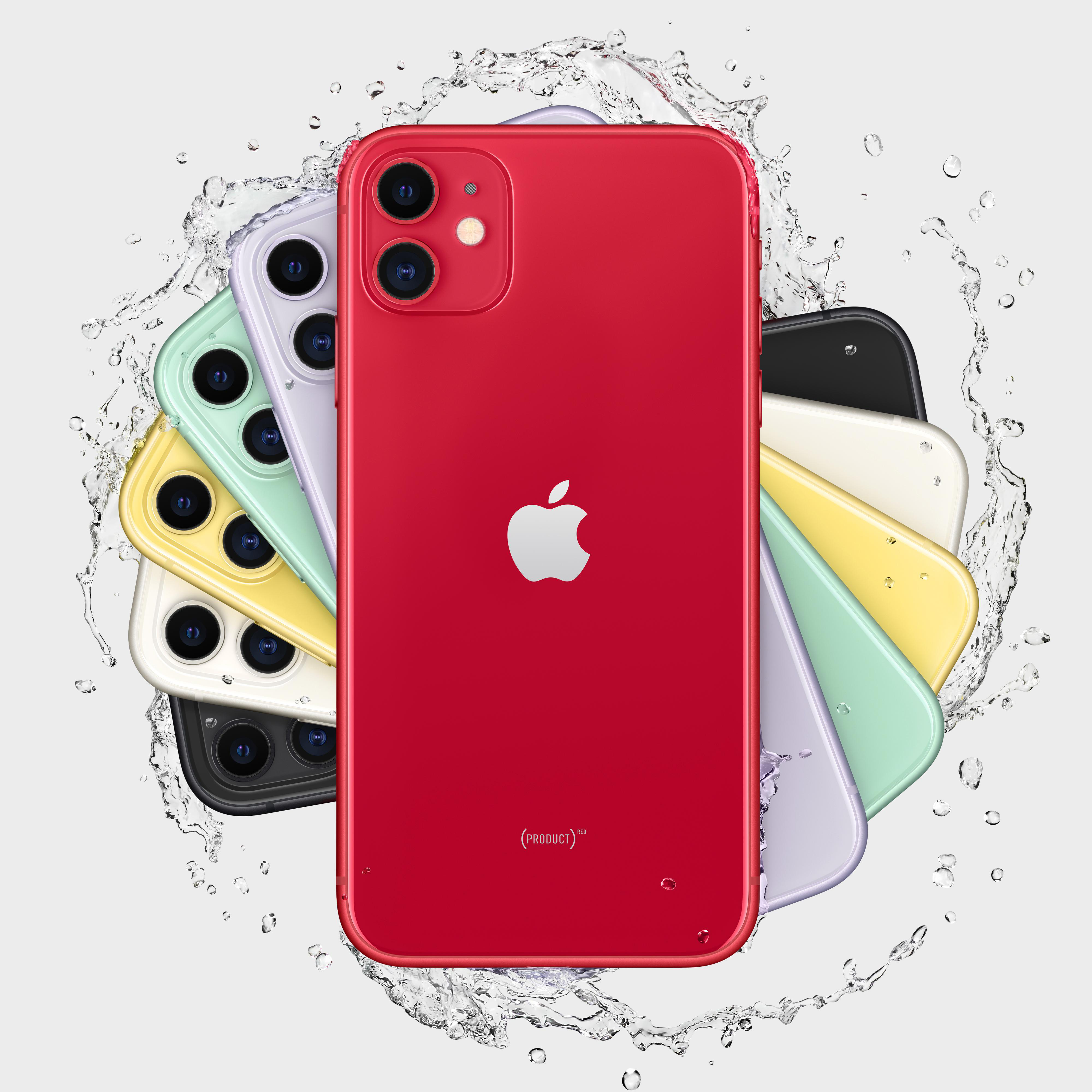 SIM 11 iPhone APPLE GB Dual 64 Red