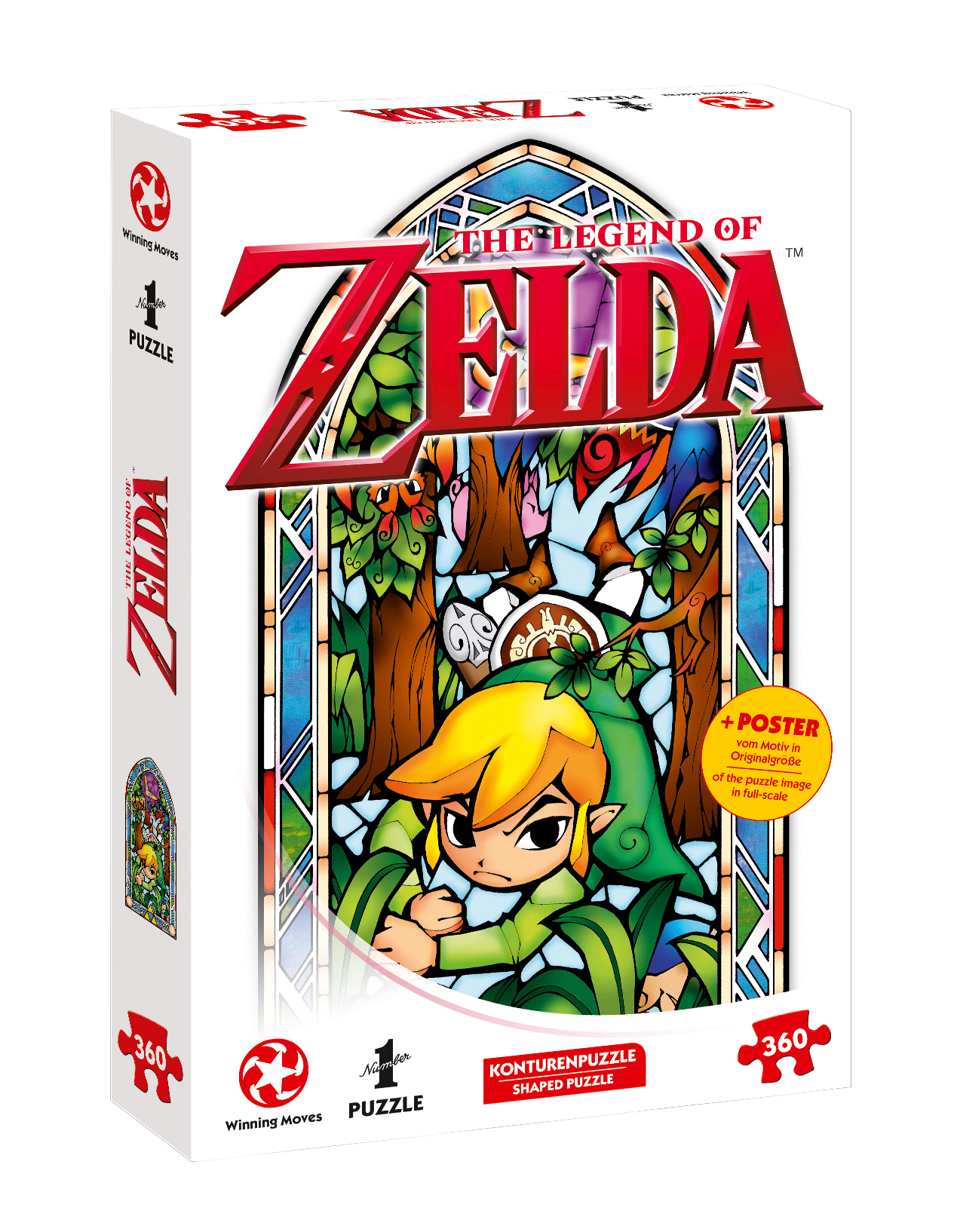 Mehrfarbig WINNING Zelda Link MOVES - Puzzle Puzzle Boomerang