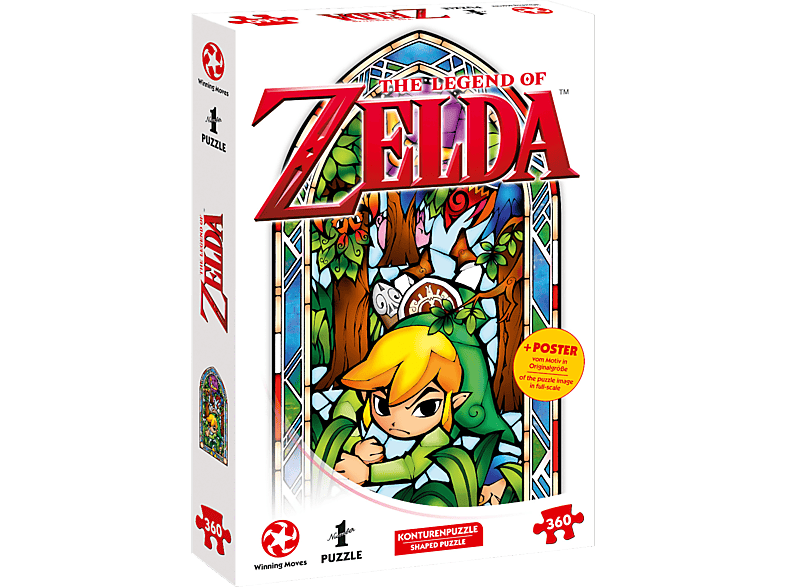 WINNING MOVES Puzzle - Zelda Link Boomerang Puzzle Mehrfarbig Karton, Papier, Folie