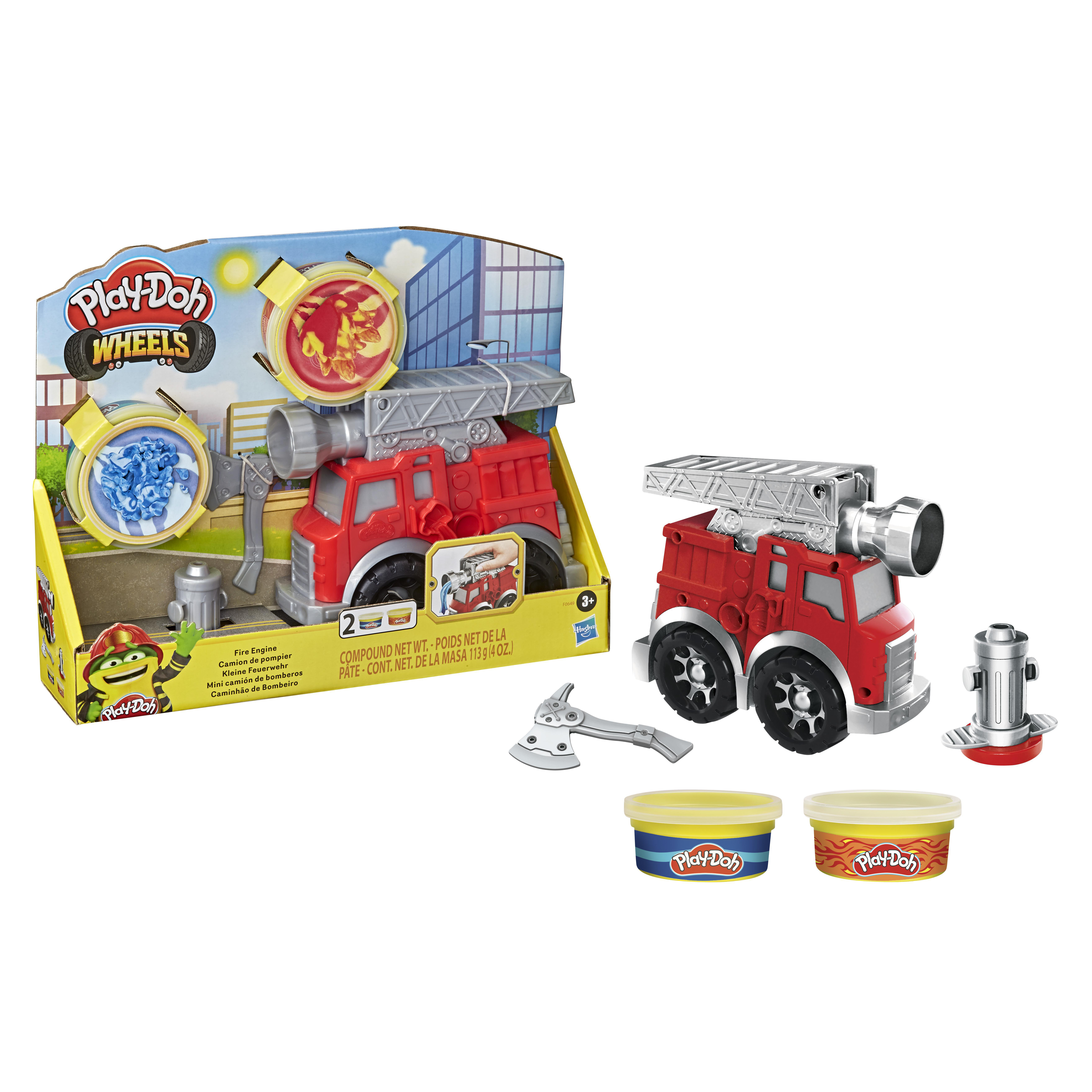 PLAY-DOH Kleine Feuerwehr Spielset, Mehrfarbig