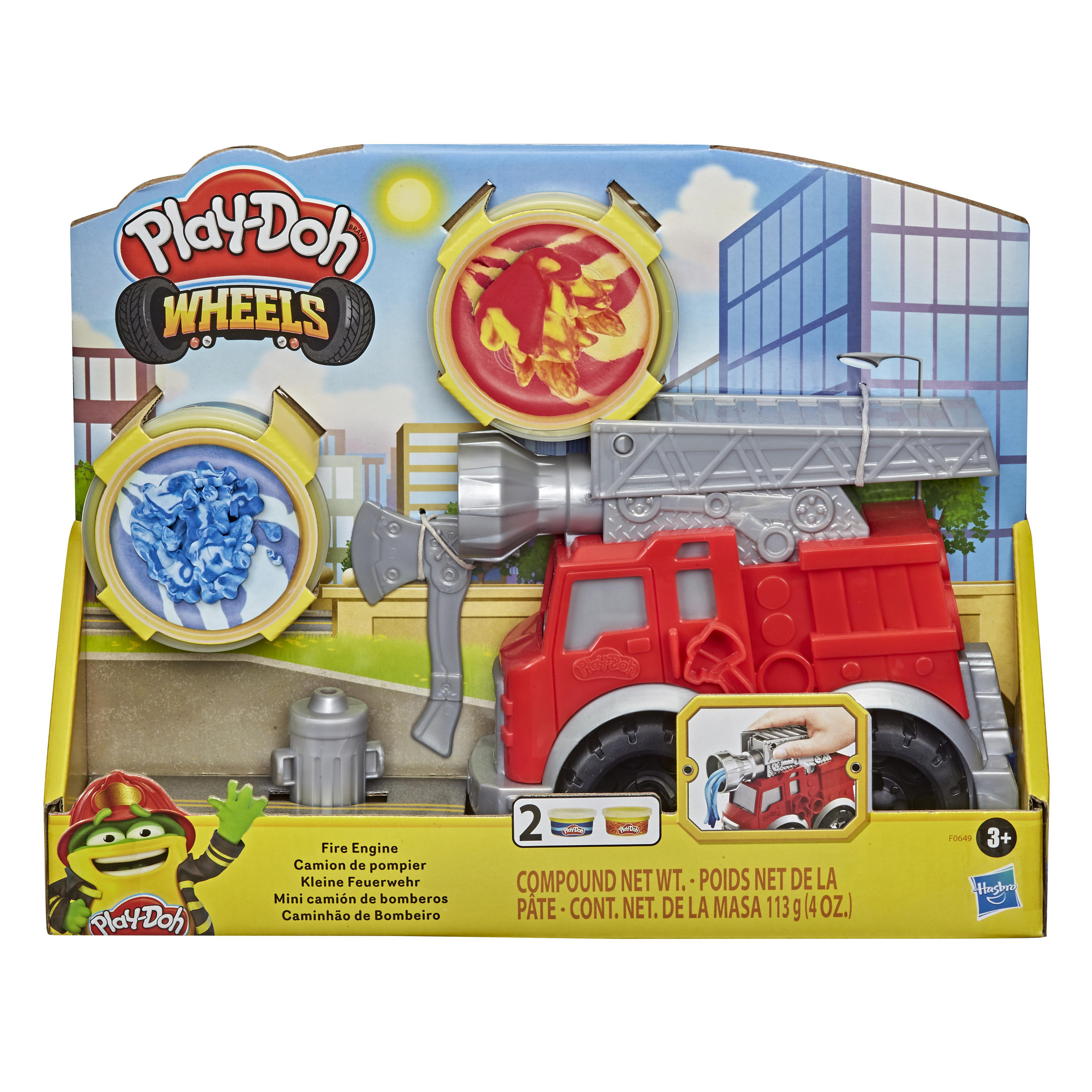 PLAY-DOH Kleine Feuerwehr Spielset, Mehrfarbig