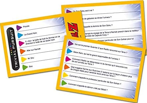 WINNING MOVES Trivial Pursuit Voyage: Dragon Ball Z (französisch) - Brettspiel (Mehrfarbig)