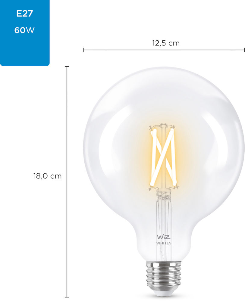 WIZ LED-lamp WiFi E27 60 W (78671700)
