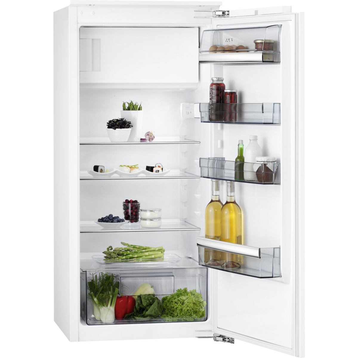 AEG SFE612F1AF Kühlschrank (181 l, F, 1224 mm hoch, Weiß)