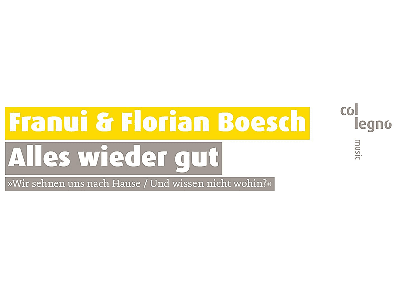 Franui & Florian Boesch - ALLES WIEDER GUT - (CD)