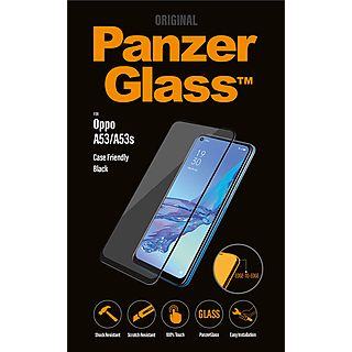 PANZERGLASS Zwarte Case Friendly voor Oppo A53/A53s