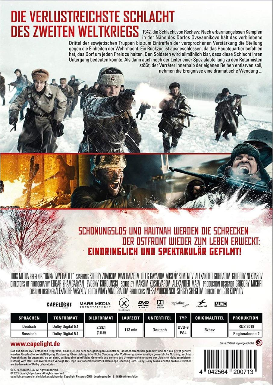 Filmposter mit Soldaten in einer Kriegsszene, mit deutschem Text.