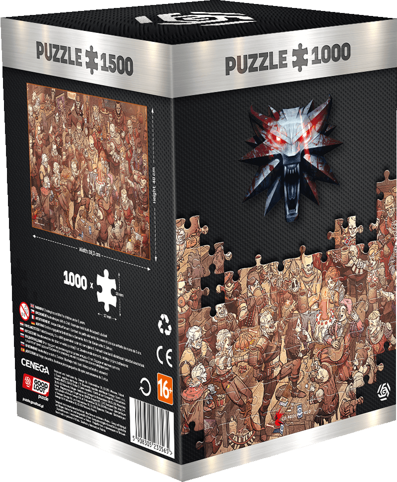 The Witcher: Birthday 1000 db-os puzzle