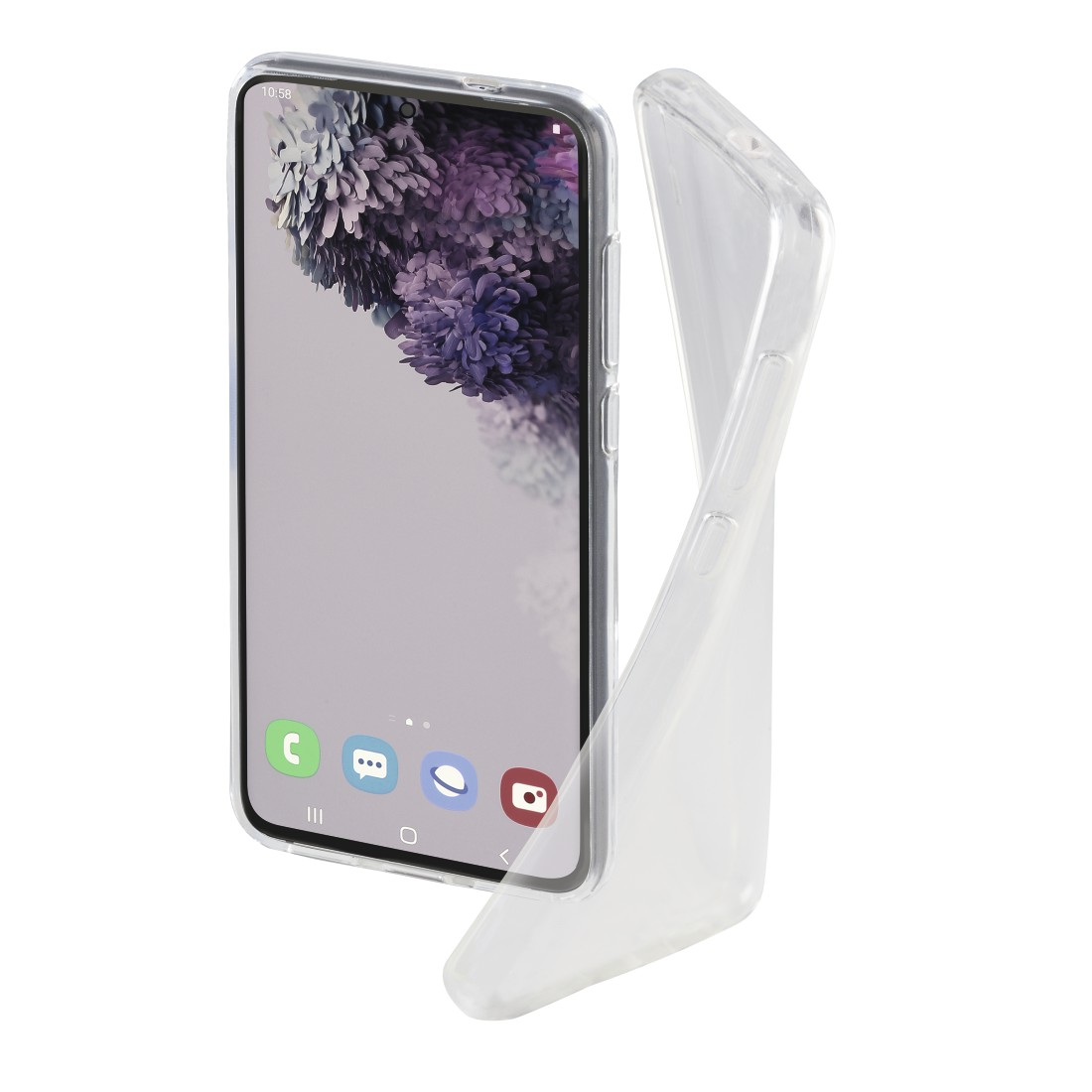 Crystal Clear, 5G, HAMA Transparent Samsung, Galaxy S21 Backcover,