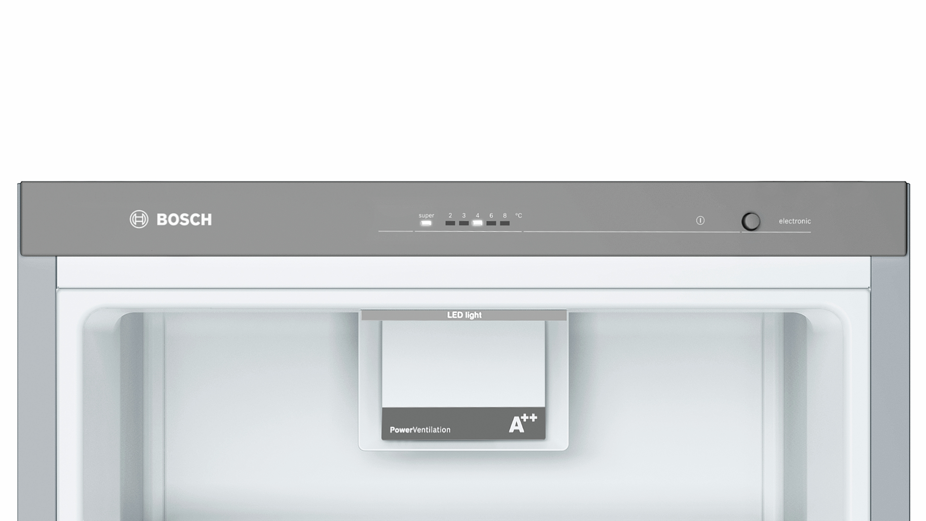 BOSCH KSV36VBEP Serie 4 Kühlschrank (348 l, E, 1860 mm hoch, Schwarz)