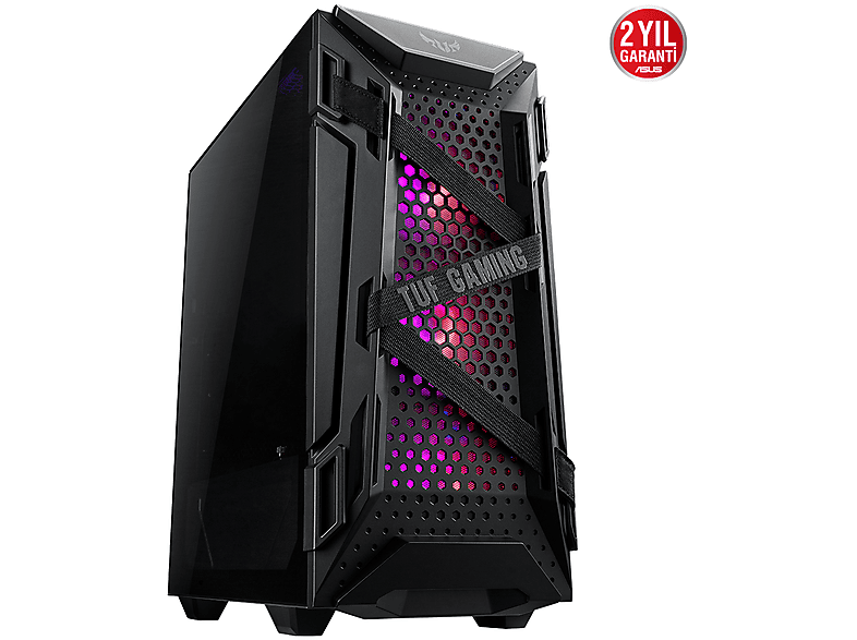 ASUS TUF GT301 Adreslenebilir RGB Fanlı Temperli Cam USB 3.1 ATX Gaming Bilgisayar Kasası_0