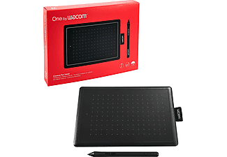 WACOM Grafiktablett ONE, Small, Schwarz/Rot (CTL-472)