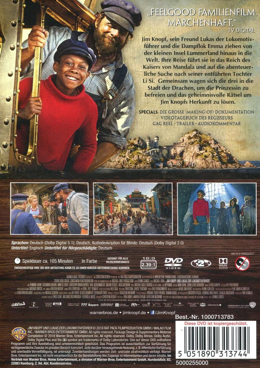 Die Rückseite einer DVD-Hülle mit einem Foto eines Mannes und eines Jungen sowie Text.
