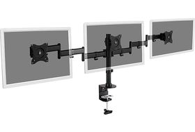Hama Monitor-Halterung »Bildschirmhalterung, 2 Monitore, Doppelarm  Schwarz«, bis 89 cm Zoll ➥ 3 Jahre XXL Garantie