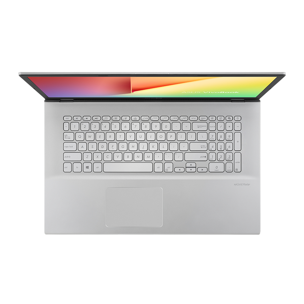 Graphics, (R754JA-AU305T), Bit) Notebook, GB Intel® Intel®, ASUS 8 SSD, UHD Windows mit RAM, Silver Transparent Vivobook Home (64 512 i7-1065G7 17 17,3 Display, 11 Zoll GB Prozessor,