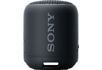 SONY SRS-XB12 Bluetooth Lautsprecher, Schwarz, Wasserfest