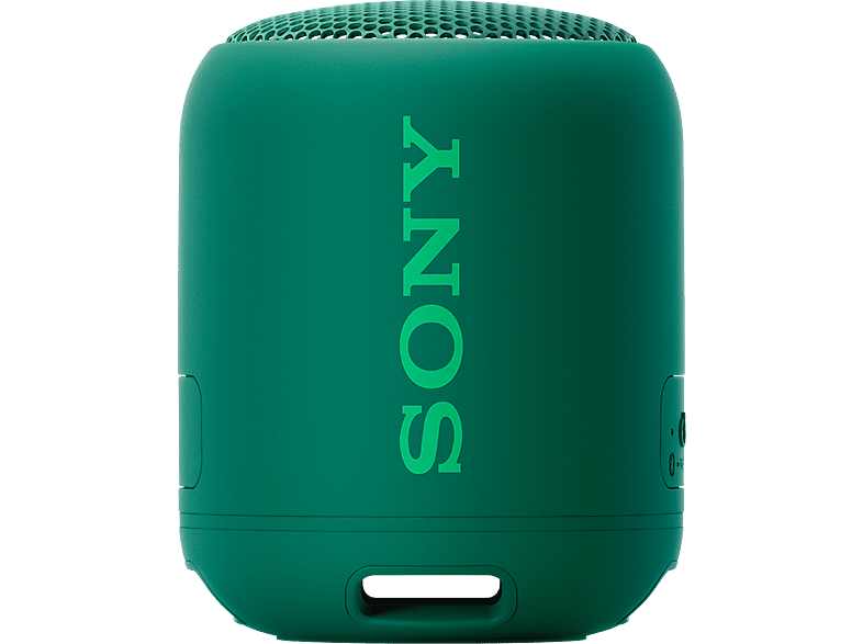 SONY SRS-XB12 Wasserfest Bluetooth Grün, Lautsprecher