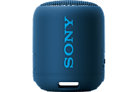 SONY SRS-XB12 Bluetooth Lautsprecher, Blau, Wasserfest