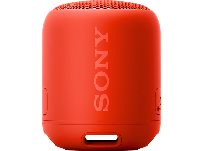 SONY Lautsprecher, Wasserfest Bluetooth SRS-XB12 Rot,