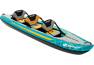 SEVYLOR Alameda Premium - Kayak gonfiabile (Nero/Blu/Giallo)