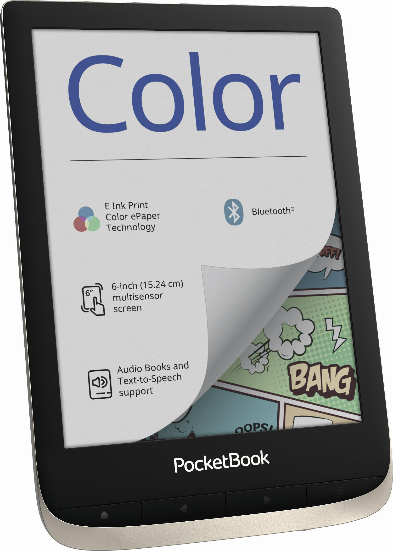POCKETBOOK Color Moon Silver  16 GB eBook-Reader Silber