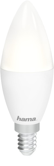 HAMA Okos izzó Wi-Fi LED E14 fehér 5,5W (176586)