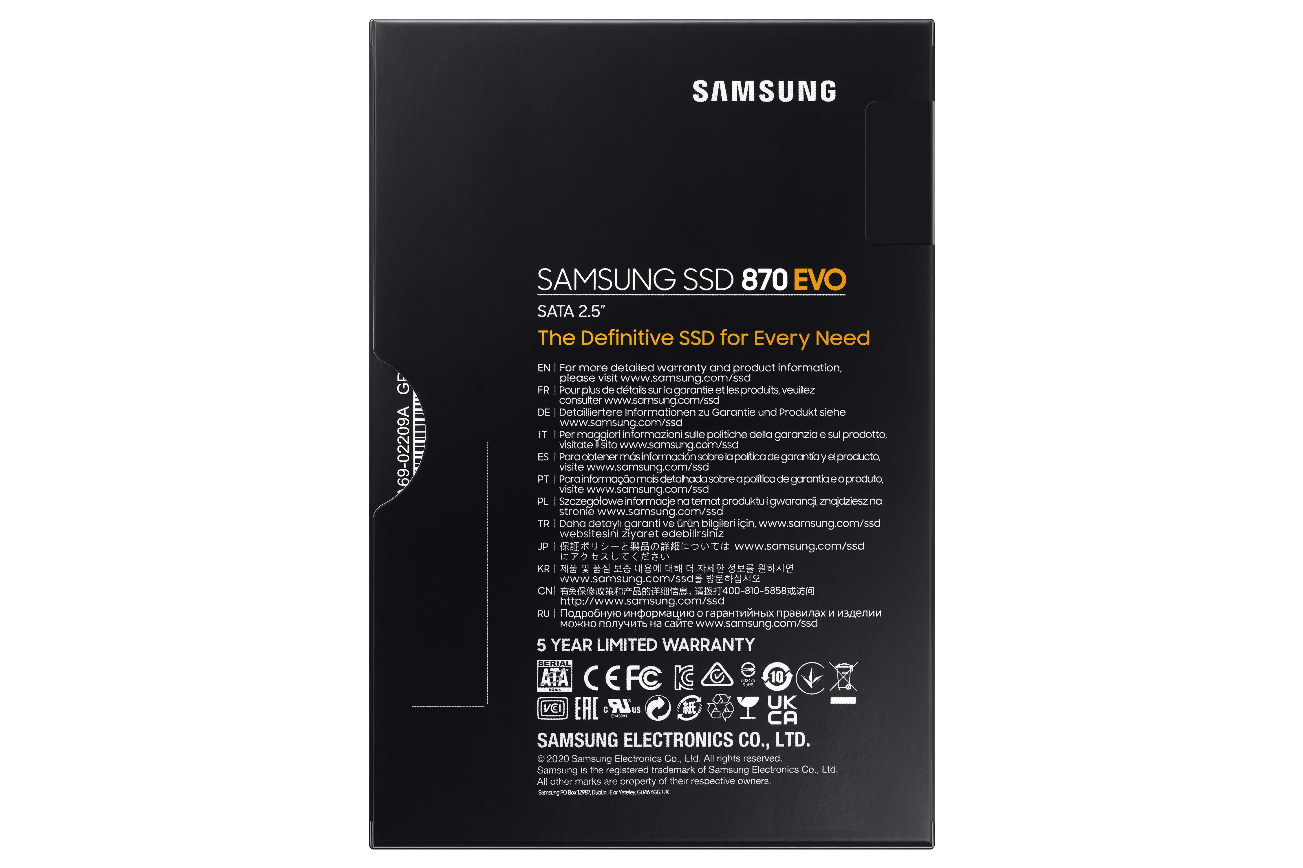 Samsung | 870 EVO SSD - 4TB - SATA 3 - 2,5 INCH - 560 Mbit/s kopen