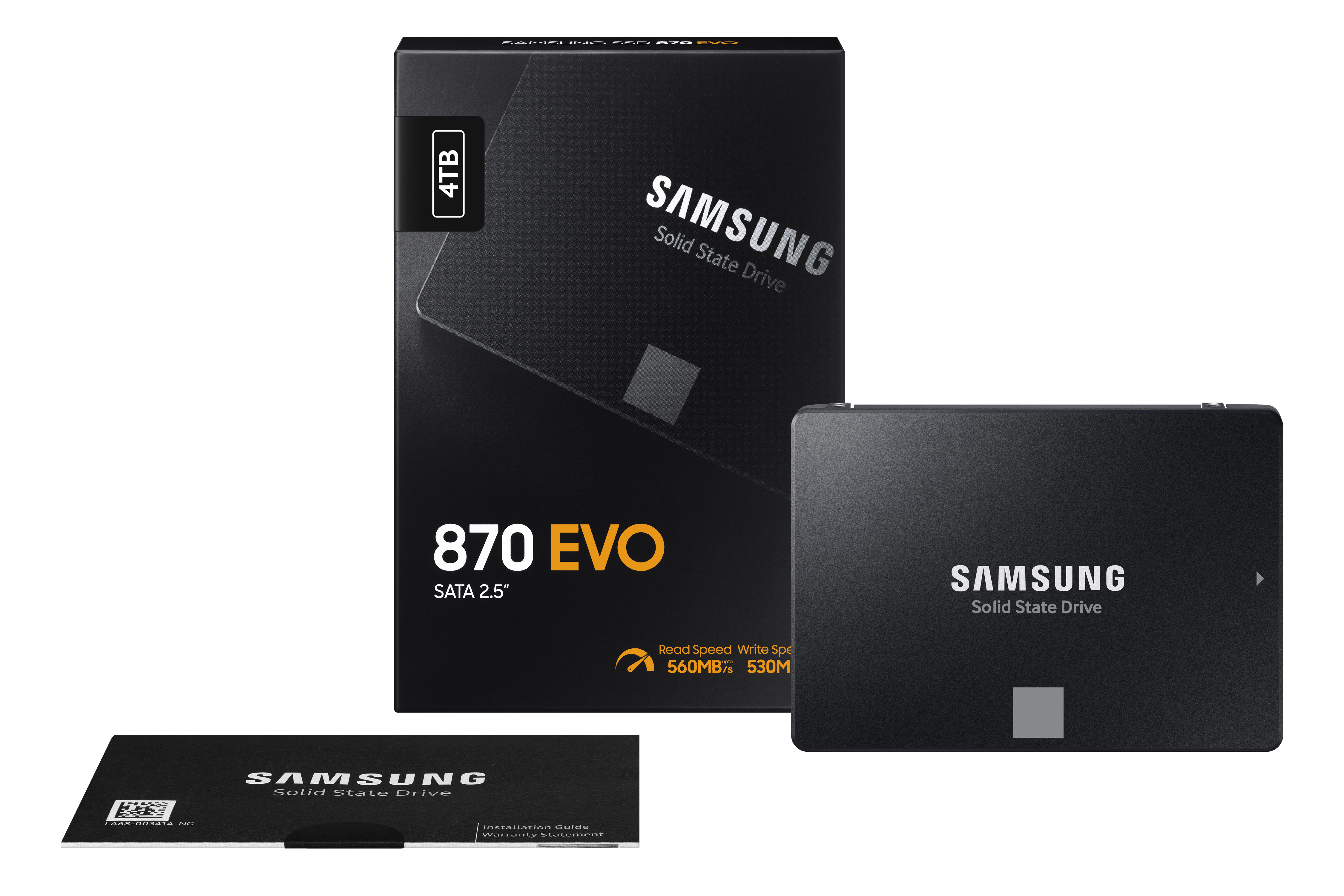 Samsung | 870 EVO SSD - 4TB - SATA 3 - 2,5 INCH - 560 Mbit/s kopen