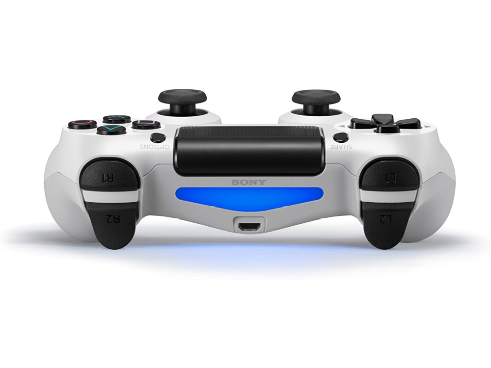 Mando - Sony DualShock 4 V2, Para PS4, Inalámbrico, Blanco