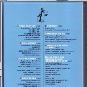 Hanglemez borítója számlistával, pingvin illusztrációval és Fleetwood Mac részletekkel.