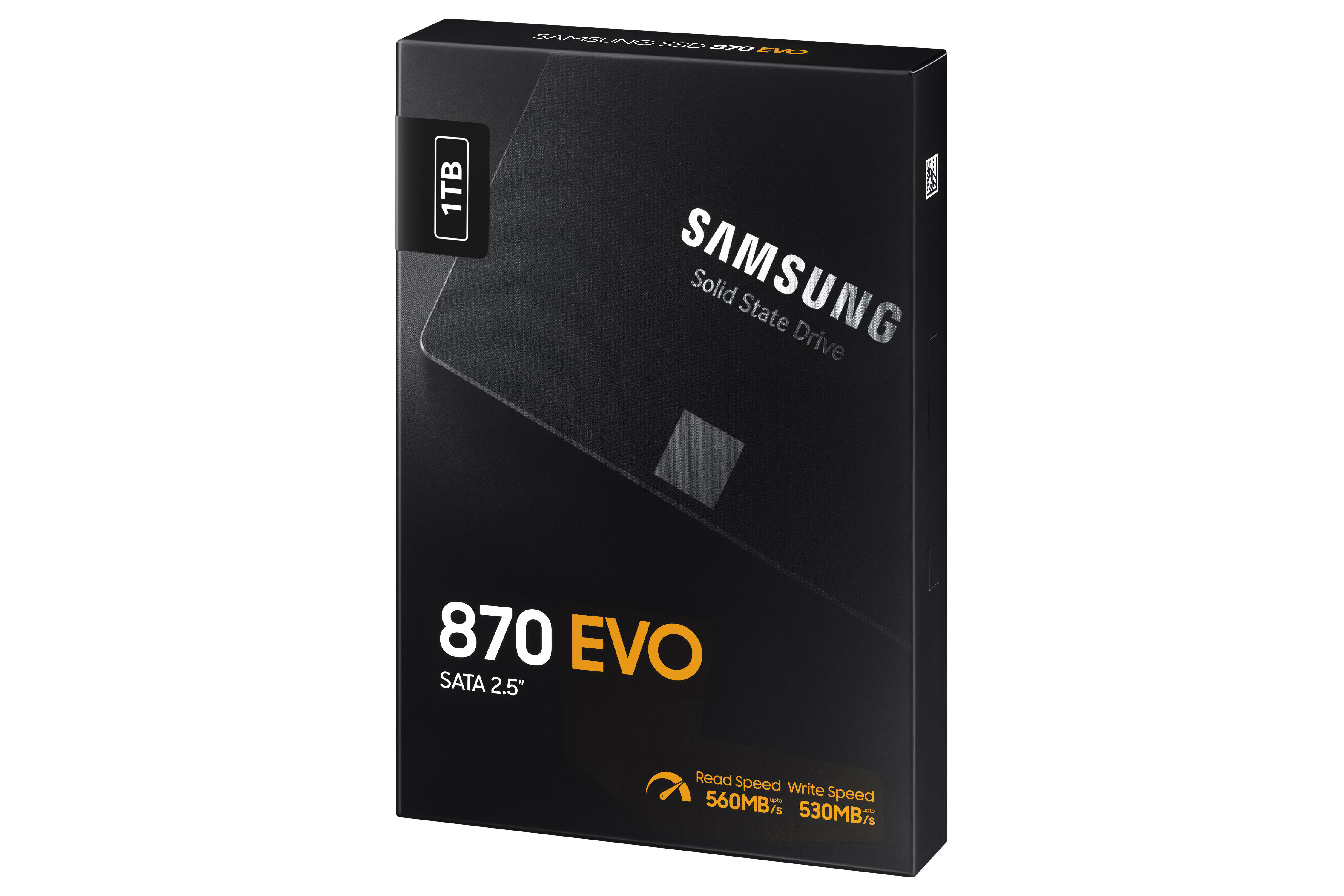 6 2,5 SAMSUNG SSD Retail, Zoll, EVO Festplatte 1 TB intern 870 SATA Gbps,