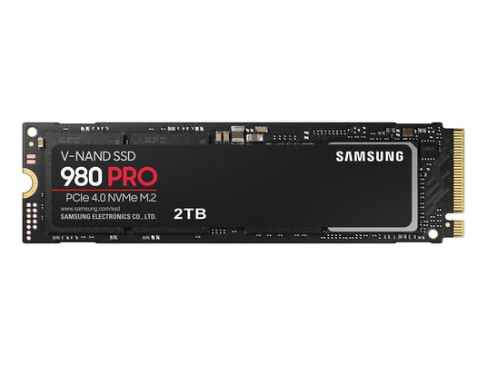 SAMSUNG 980 PRO - Festplatte (SSD, 2 TB, Schwarz)