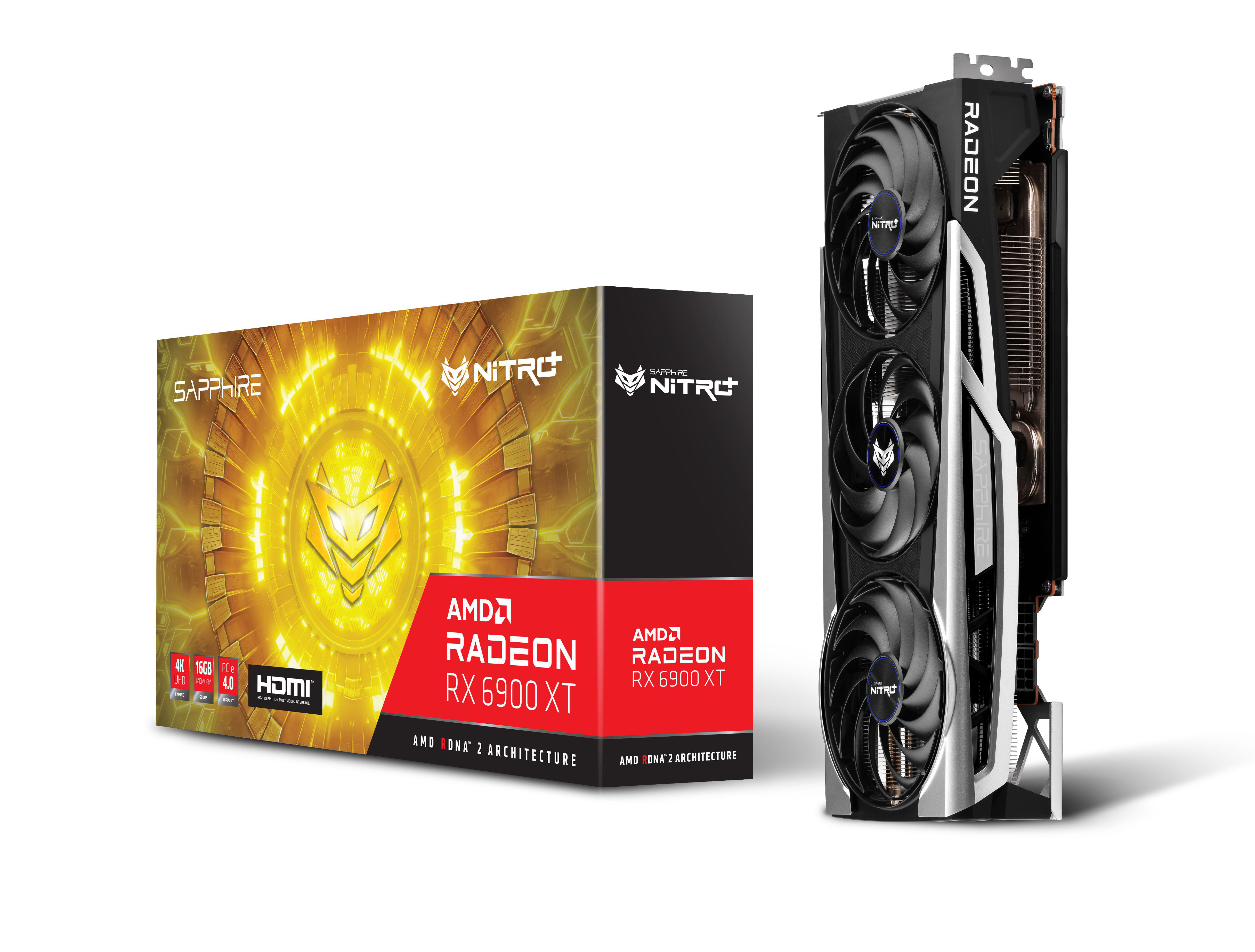 SAPPHIRE NITRO+ Radeon RX 6900 XT 16G (11308-01-20G) (AMD, Grafikkarte)